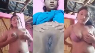 Big boob desi nude girl strips camera